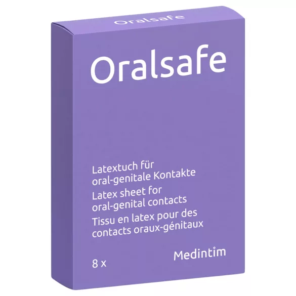 Oralsafe - zaščitna folija za oralni seks - 8 kosov