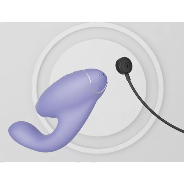 Womanizer Duo 2 - vibrator za G-točko in klitoris - 2v1 - vijoličen