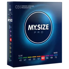 My.Size PRO - kondom po meri - 60 mm (3 kosi)