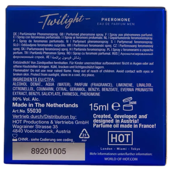 HOT - feromonski parfum za moške - dišeč - 15 ml