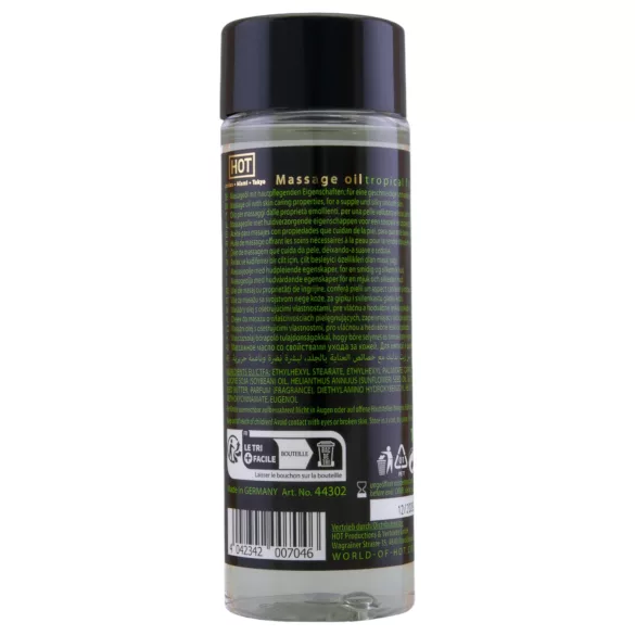 HOT - masažno olje - tropsko sadje - 100 ml