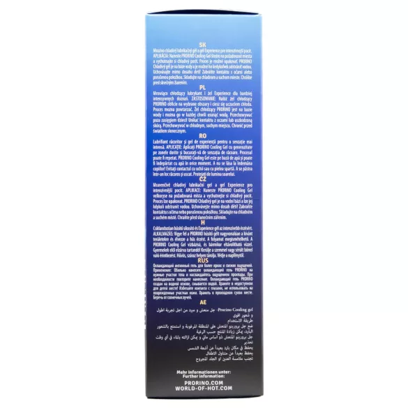 HOT Prorino - intim gel za moške - močno hlajenje - 100 ml