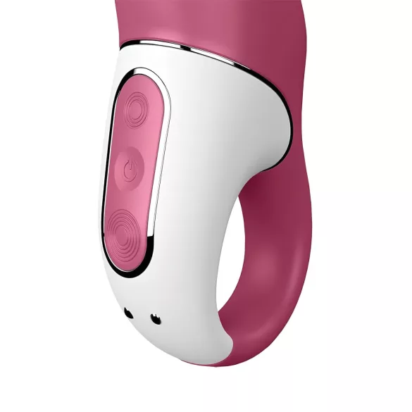 Satisfyer Petting Hippo - vibrator na polnjenje - vodoodporen - roza