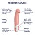 Satisfyer Master - vodoodporen, akumulatorski vibrator (naraven)