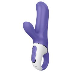   Satisfyer Magic Bunny - vodoodporni vibrator z ušeski (modra)