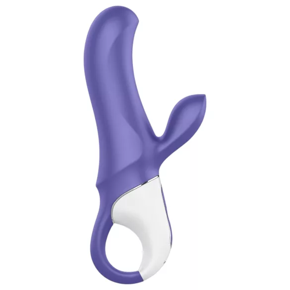 Satisfyer Magic Bunny - vibrator za klitoris z ročajem - vodoodporen - modra