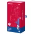 Satisfyer Magic Bunny - vibrator za klitoris z ročajem - vodoodporen - modra