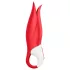 Satisfyer Power Flower - vibracijski masažer na akumulator, vodenoodporen (rdeč)