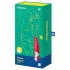 Satisfyer Power Flower - vibracijski masažer na akumulator, vodenoodporen (rdeč)