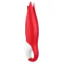 Satisfyer Power Flower - vibracijski masažer na akumulator, vodenoodporen (rdeč)