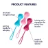 Satisfyer - vaginalne kroglice set - premične kroglice - 3 kosi
