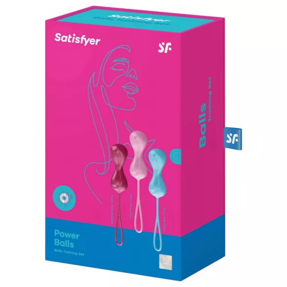 Satisfyer - vaginalne kroglice set - premične kroglice - 3 kosi