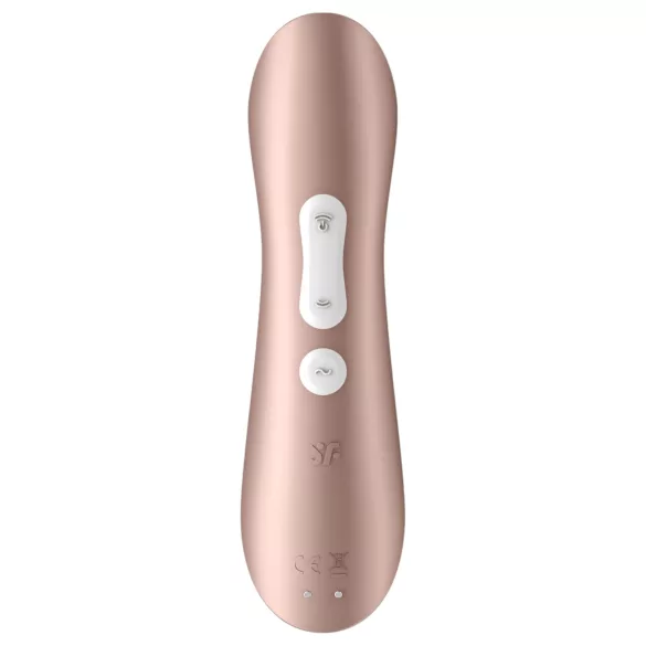 Satisfyer Pro 2+ - polnilni vibrator za klitoris - rjav