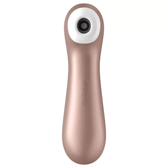 Satisfyer Pro 2+ - polnilni vibrator za klitoris - rjav