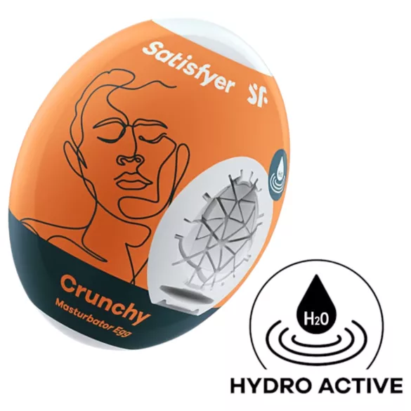 Satisfyer Egg Crunchy - masturbator za penis - enkratna uporaba
