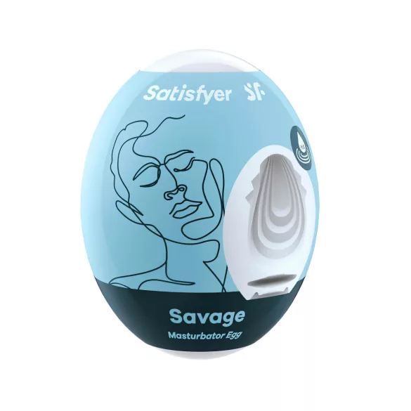 Satisfyer Egg Savage - masturbator za moške - jajček - 1 kos