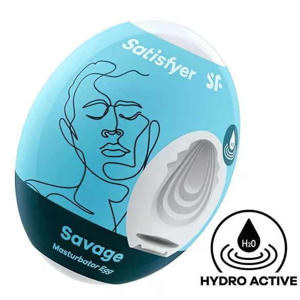 Satisfyer Egg Savage - masturbator za moške - jajček - 1 kos