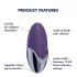 Satisfyer - vibracijski stimulator za klitoris - polnilni - vijoličen