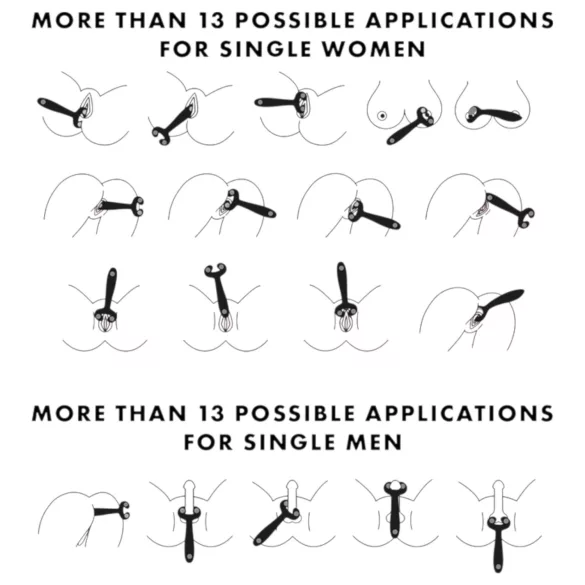 Satisfyer Endless Fun - vibracijski obroč za pare - akumulatorski vodoodporen