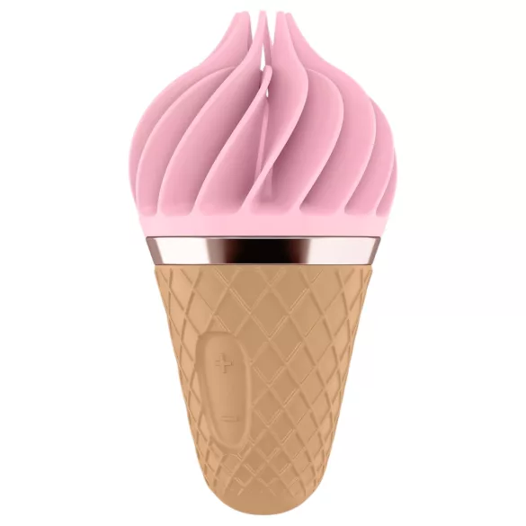 Satisfyer Sweet Treat - akumulatorski, vrteči se klitorisni vibrator (rožnato‑rjav)