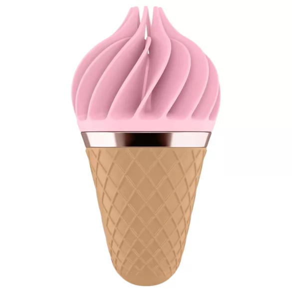 Satisfyer Sweet Treat - akumulatorski, vrteči se klitorisni vibrator (rožnato‑rjav)