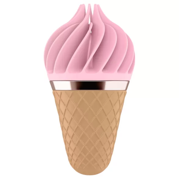 Satisfyer Sweet Treat - akumulatorski, vrteči se klitorisni vibrator (rožnato‑rjav)