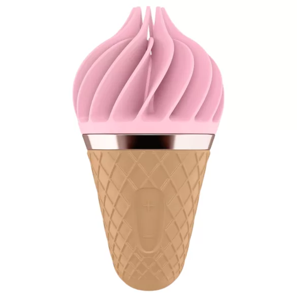 Satisfyer Sweet Treat - akumulatorski, vrteči se klitorisni vibrator (rožnato‑rjav)