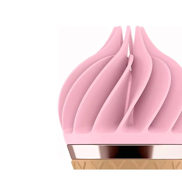 Satisfyer Sweet Treat - akumulatorski, vrteči se klitorisni vibrator (rožnato‑rjav)