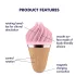 Satisfyer Sweet Treat - akumulatorski, vrteči se klitorisni vibrator (rožnato‑rjav)