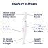 Satisfyer Wand-er Woman - vodoodporni masažni vibrator (bela)