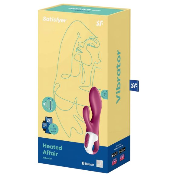 Satisfyer Heated Affair - vibratorski stimulator klitorisa s funkcijo ogrevanja