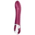 Satisfyer Big Heat - akumulatorski, grelni vibrator za G-točko (rdeč)