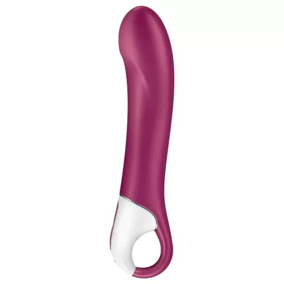 Satisfyer Big Heat - akumulatorski, grelni vibrator za G-točko (rdeč)