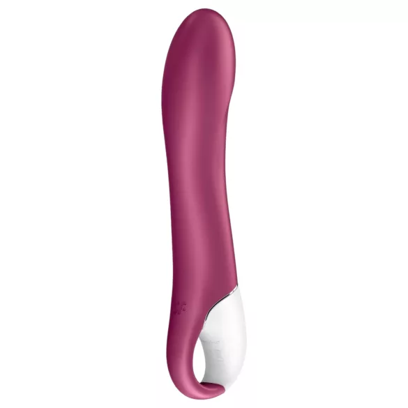 Satisfyer Big Heat - akumulatorski, grelni vibrator za G-točko (rdeč)