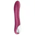 Satisfyer Big Heat - akumulatorski, grelni vibrator za G-točko (rdeč)
