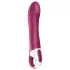 Satisfyer Big Heat - akumulatorski, grelni vibrator za G-točko (rdeč)