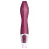 Satisfyer Big Heat - akumulatorski, grelni vibrator za G-točko (rdeč)