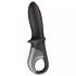 Satisfyer Hot Passion - aplikacijsko voden ogrevani analni vibrator (črn)