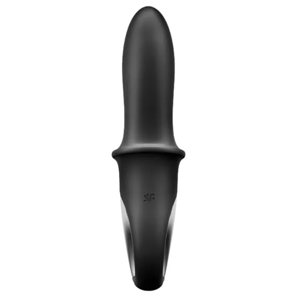 Satisfyer Hot Passion - aplikacijsko voden ogrevani analni vibrator (črn)