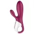 Satisfyer Hot Bunny - vibrator za klitoris s segajočo ročico - grelna funkcija