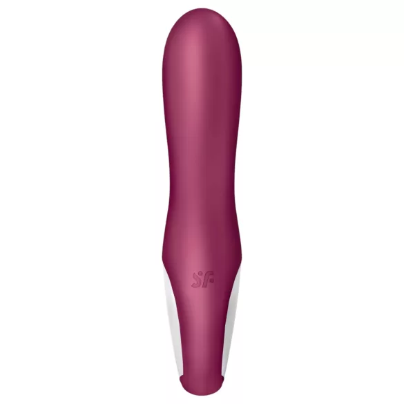 Satisfyer Hot Bunny - vibrator za klitoris s segajočo ročico - grelna funkcija