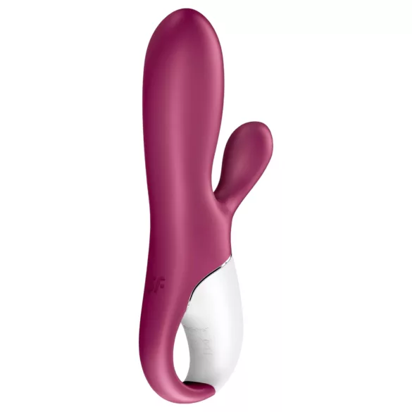 Satisfyer Hot Bunny - vibrator za klitoris s segajočo ročico - grelna funkcija