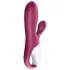 Satisfyer Hot Bunny - vibrator za klitoris s segajočo ročico - grelna funkcija