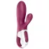 Satisfyer Hot Bunny - vibrator za klitoris s segajočo ročico - grelna funkcija