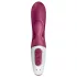 Satisfyer Hot Bunny - vibrator za klitoris s segajočo ročico - grelna funkcija