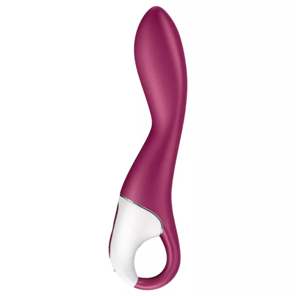 Satisfyer Heated Thrill - aplikacijsko vodeni grelni vibrator (rdeč)
