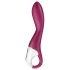 Satisfyer Heated Thrill - aplikacijsko vodeni grelni vibrator (rdeč)