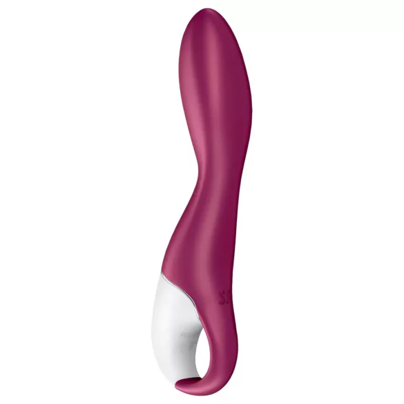 Satisfyer Heated Thrill - aplikacijsko vodeni grelni vibrator (rdeč)