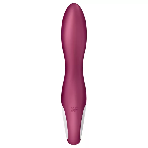 Satisfyer Heated Thrill - aplikacijsko vodeni grelni vibrator (rdeč)