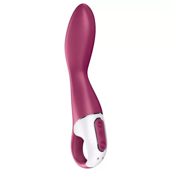Satisfyer Heated Thrill - aplikacijsko vodeni grelni vibrator (rdeč)